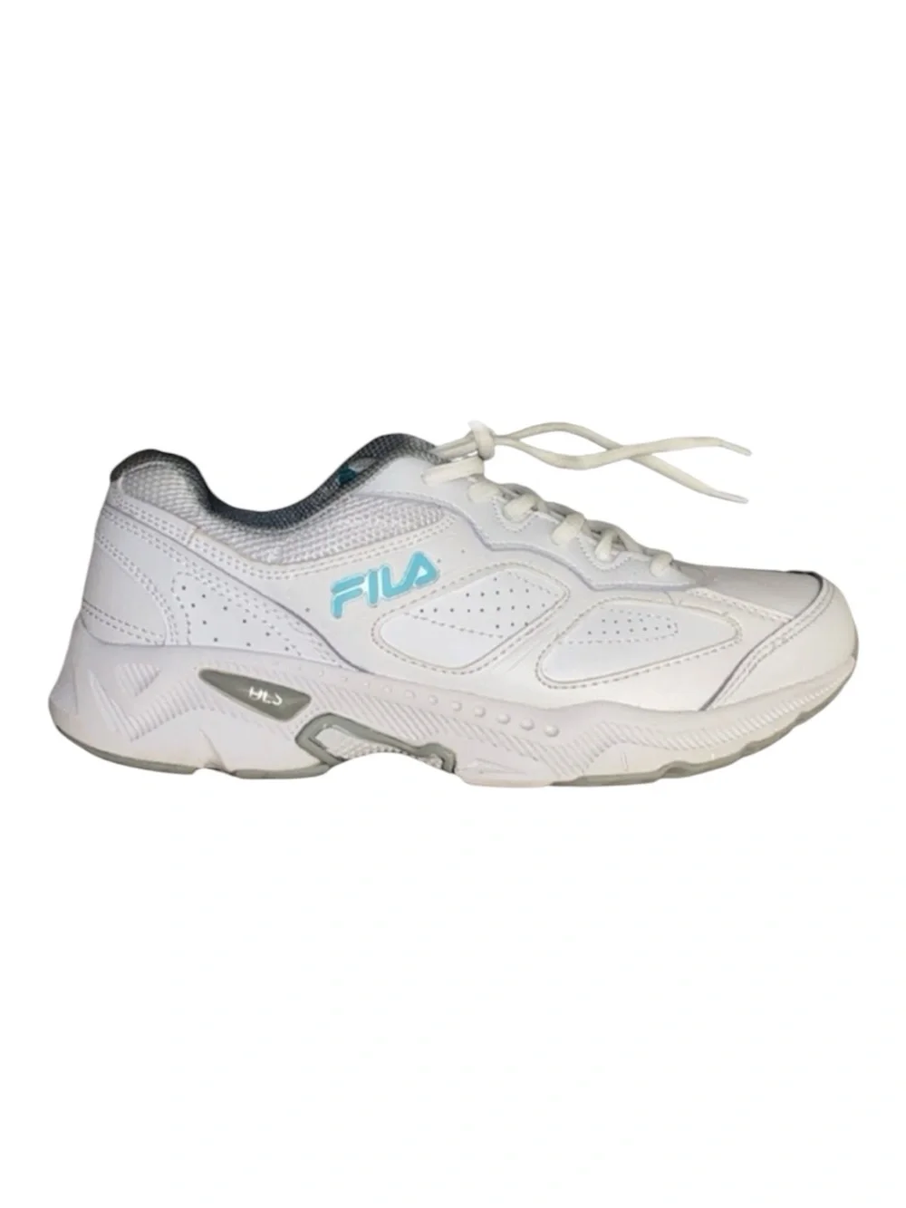 FILA White Aqua Memory Glimpse Walking Sneakers Shoes SZ 8.5 Worn 3X